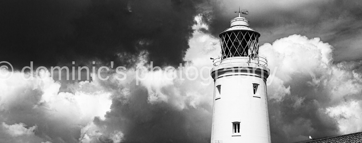 lighthouse cloudy