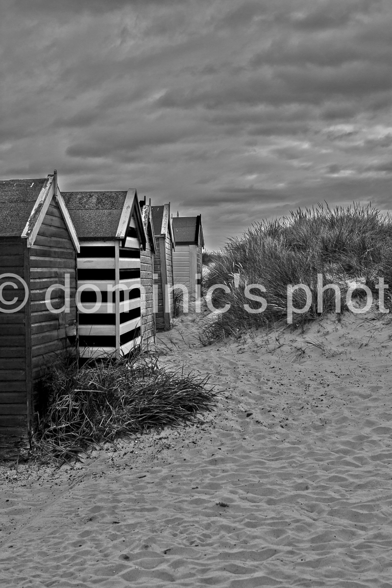 huts hdr bw