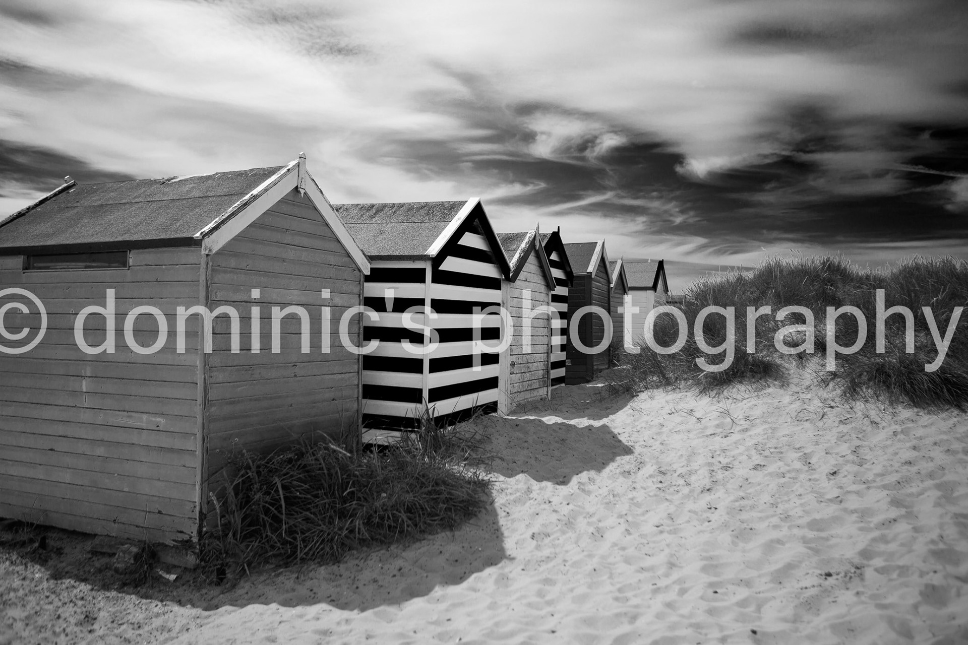 back beach huts bw 4