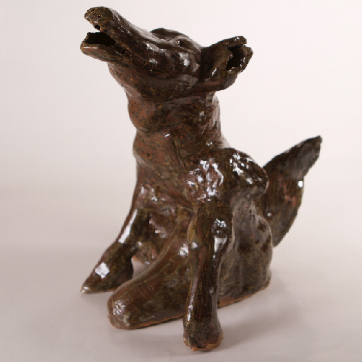 Stoneware Coyote Friend 2014