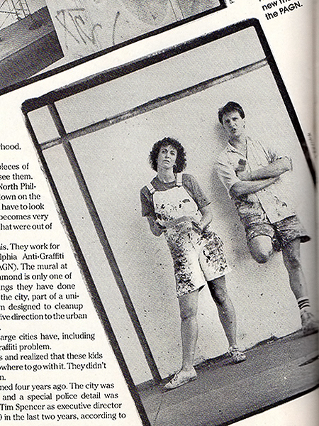 Jane Golden and Rocco Albano JFK Boulevard 1987