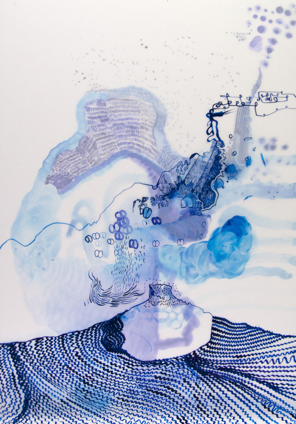 Sans titre (2017) - Encre sur papier calque - 40 x 30 cm