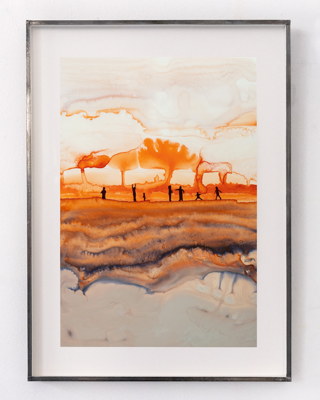 Voir l'horizon - 2023 - 32 x 22 cm - Gouache et encre sur papier