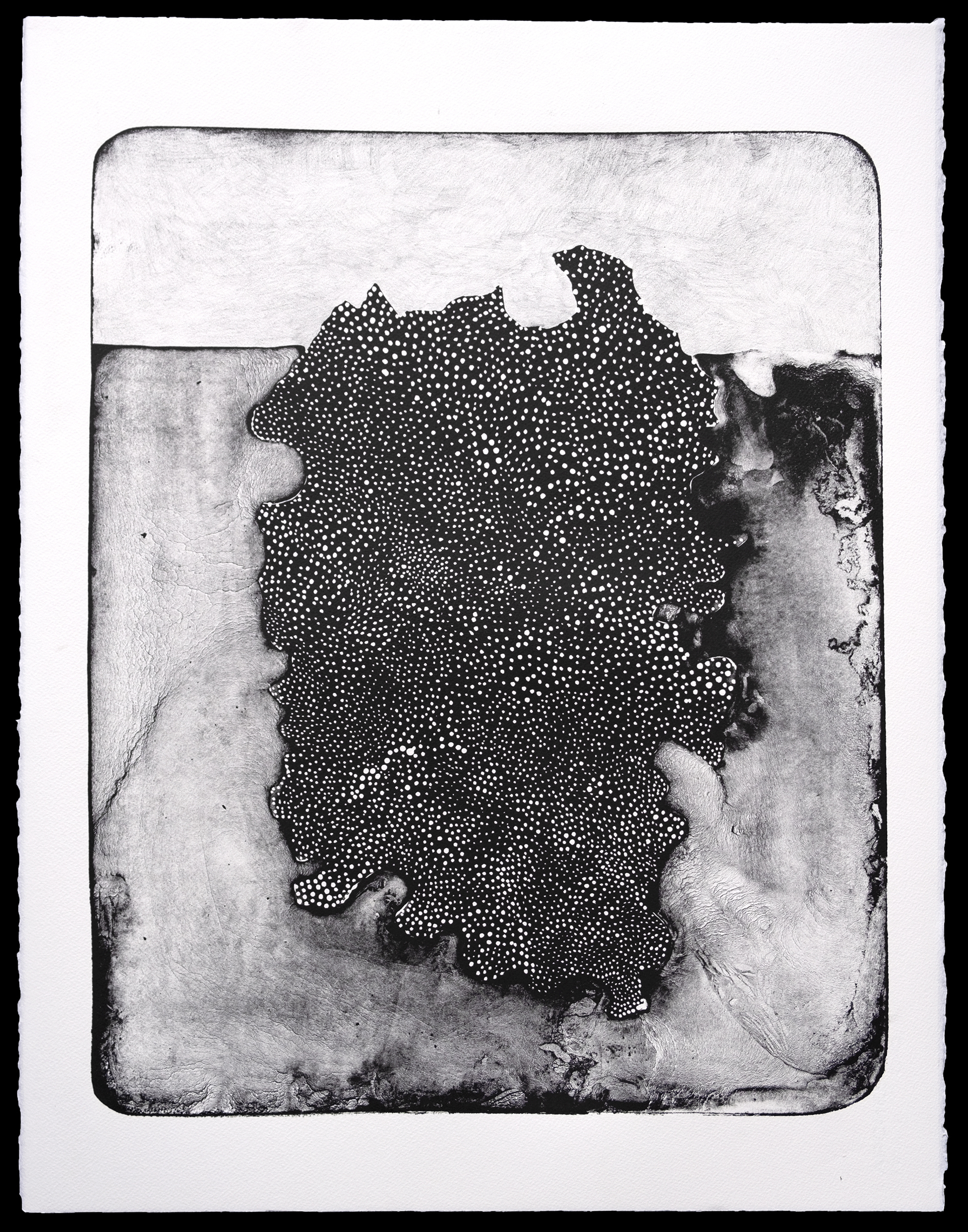 Iceberg VII - Lithographie sur pierre - Edition de 3 - 73 x 57 cm