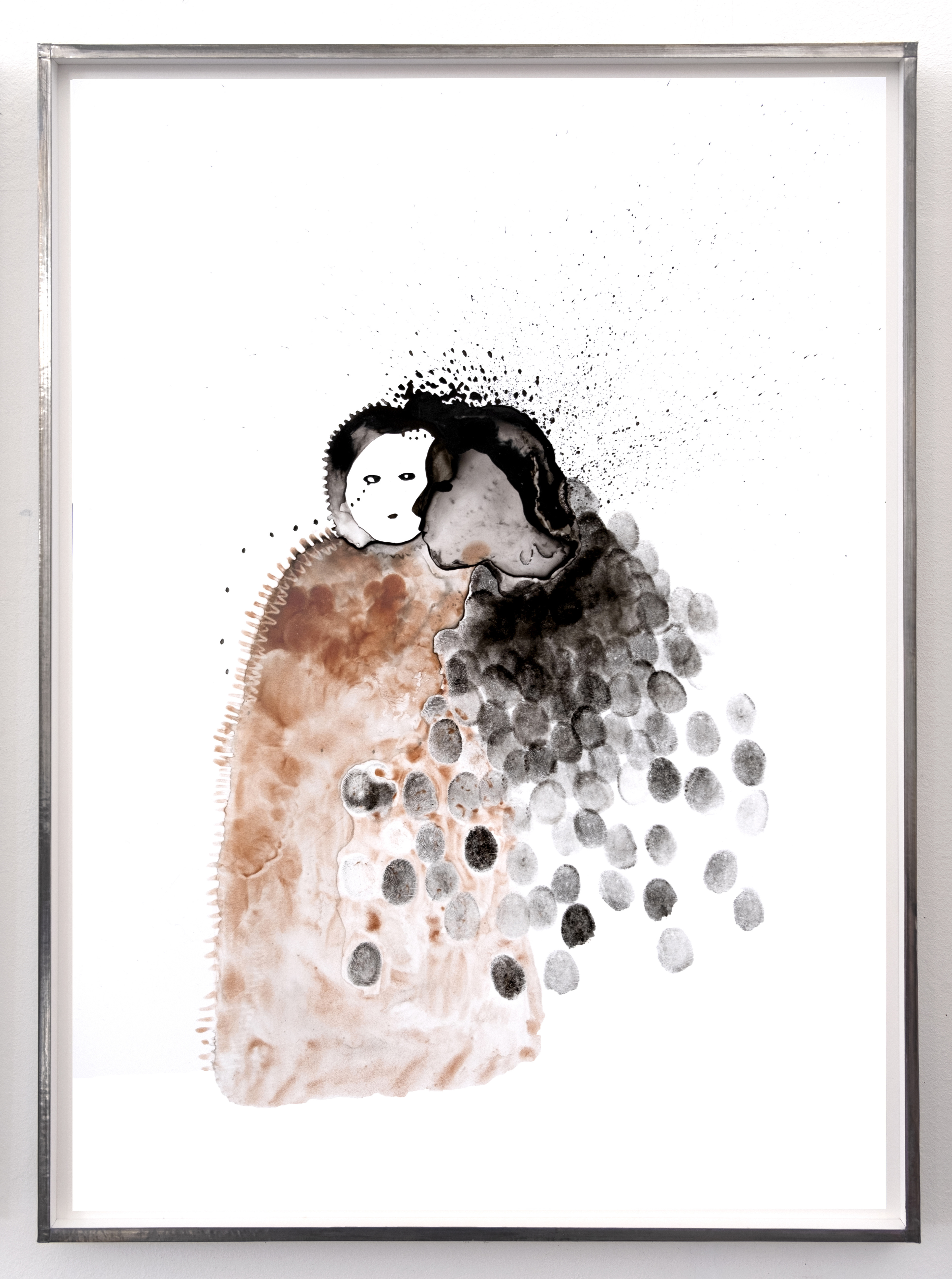 Lâchez-vous II (2022) - Gouache et aquarelle sur papier - 48 x 34 cm