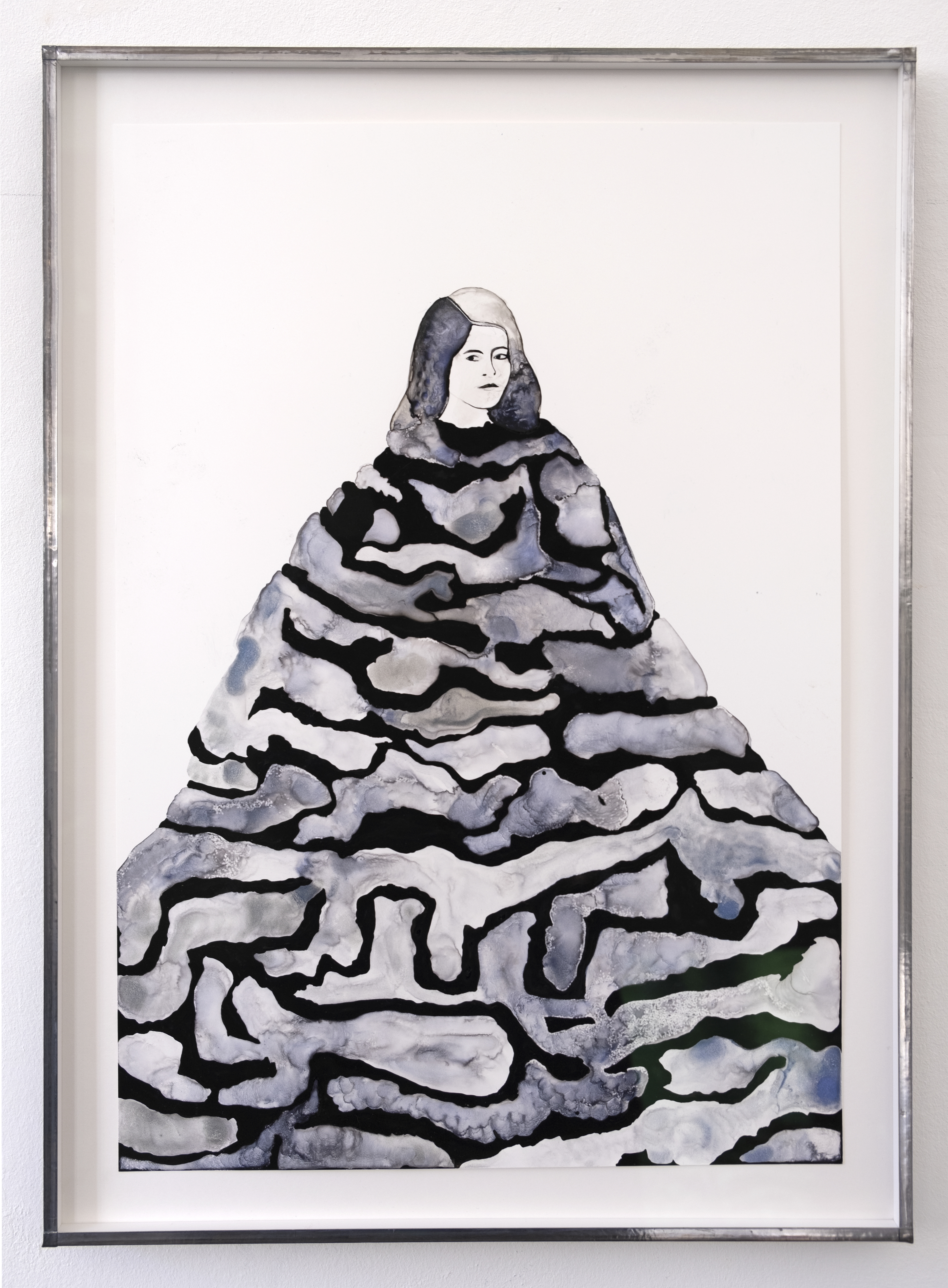 De la pierre et de la terre I (2022) - Gouache et aquarelle sur papier - 48 x 34 cm