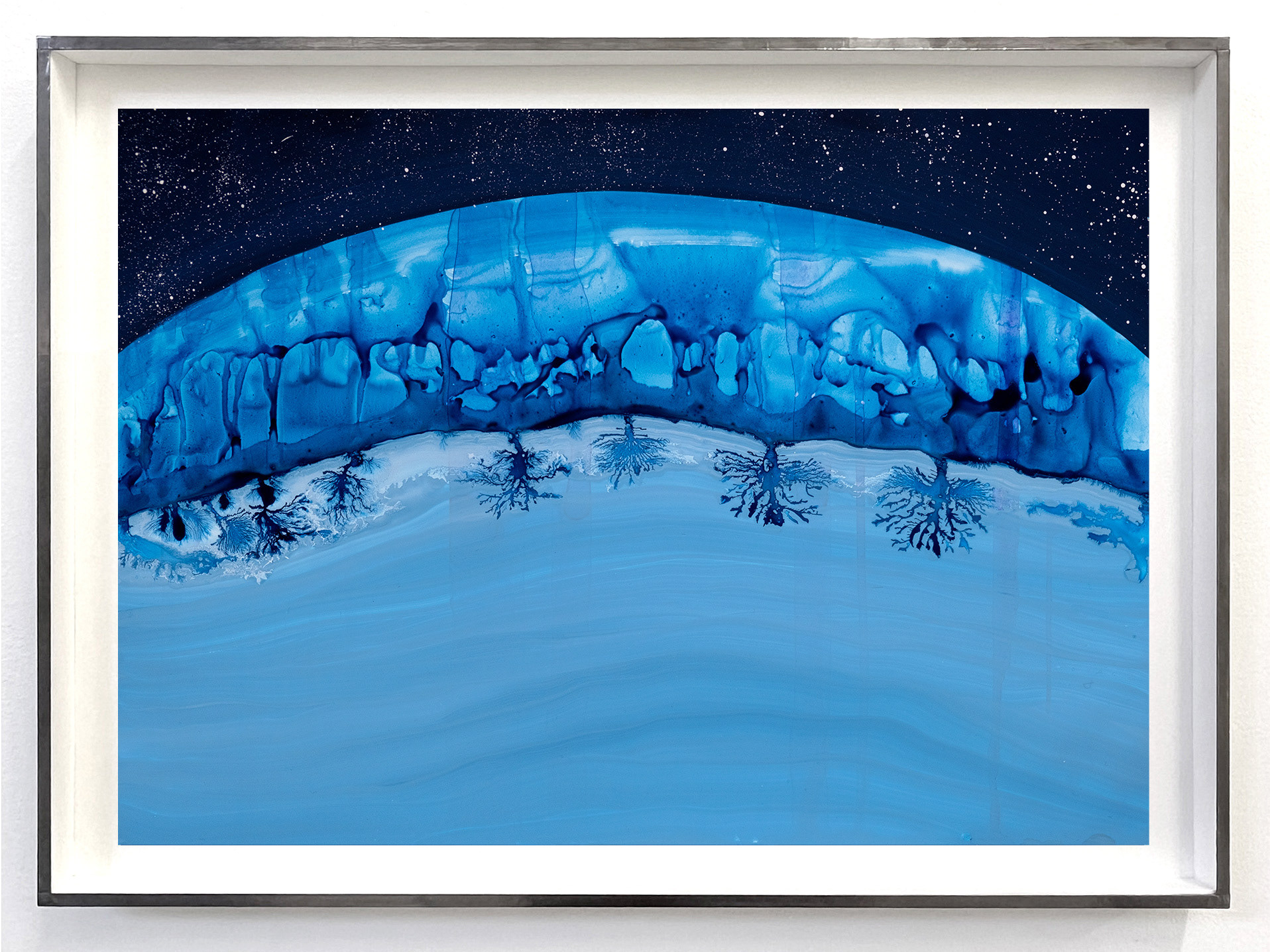 Voir Loin V (2024) - Gouache et encre sur papier - 34 x 48 cm