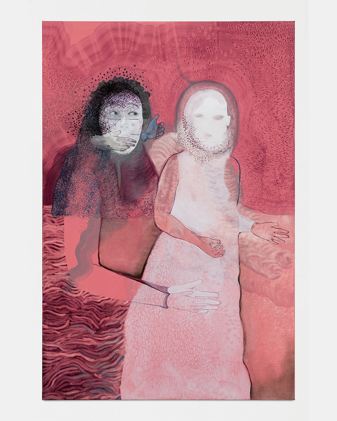 Tous les deux (2021) - Huile sur toile - 180 x 120 cm