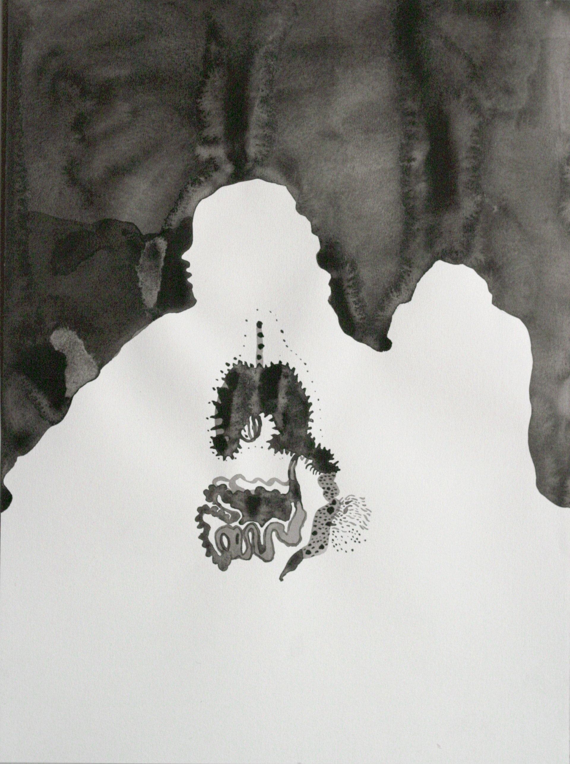 Sans titre (2019) - Encre sur papier - 40 x 30 cm