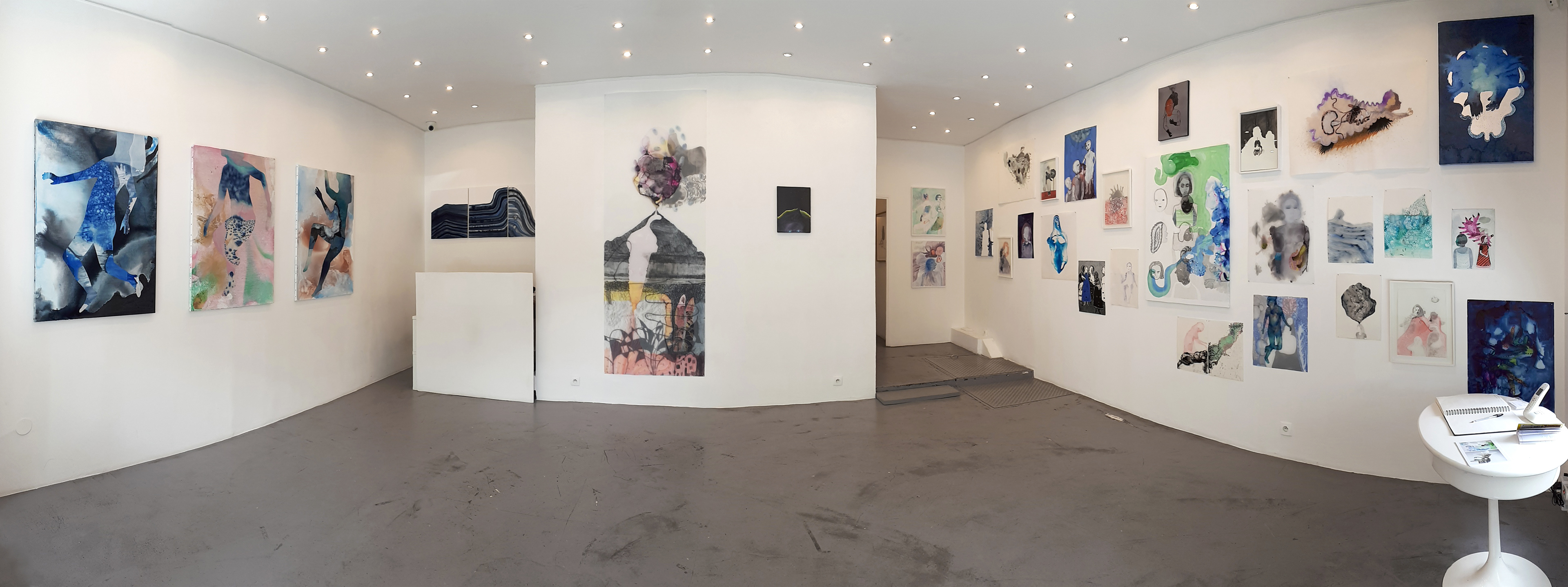 J'aimerais effacer tes bords (2019), solo show, H Gallery, Paris, France