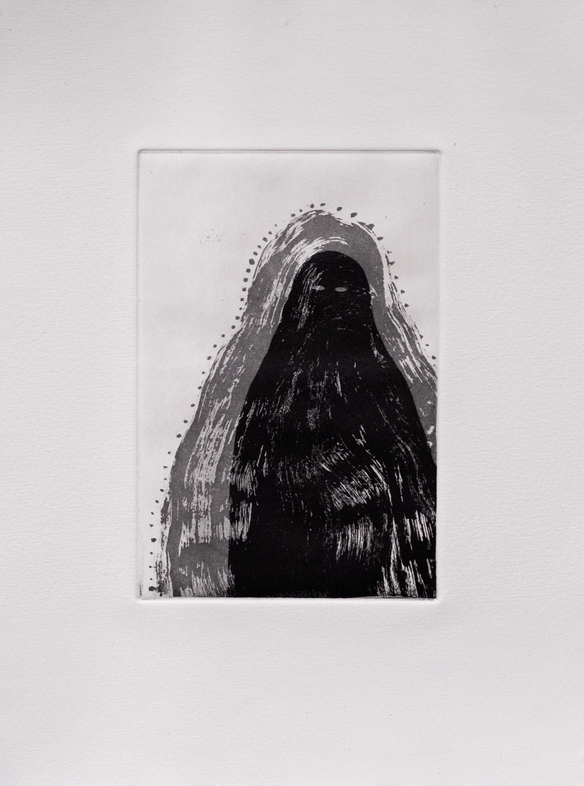 Aura (2024) - Gravure au sucre - 30 x 20 cm