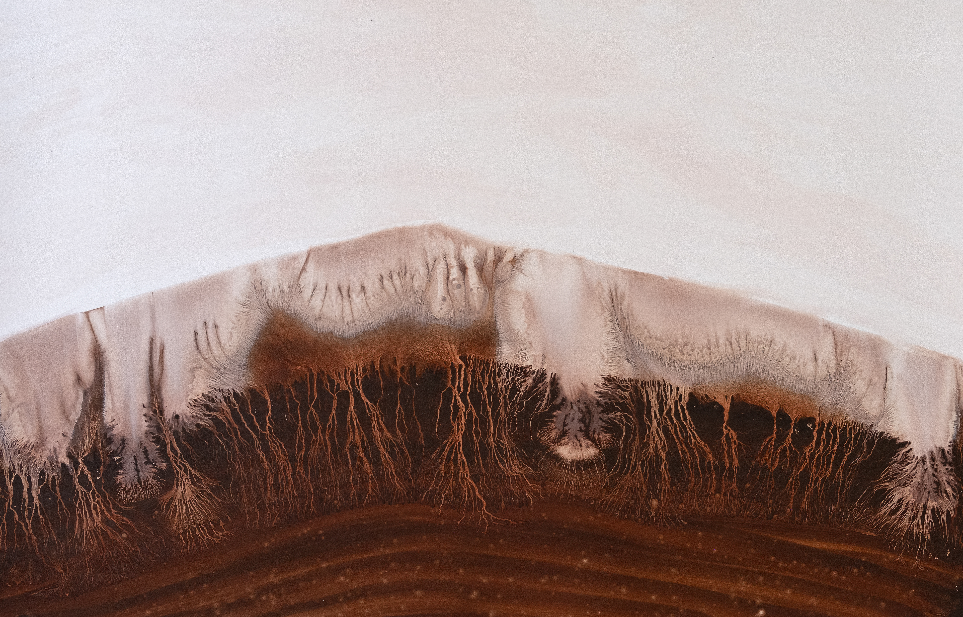 Terre Précieuse XI (2025) - Technique mixte sur papier - 70 x 100 cm