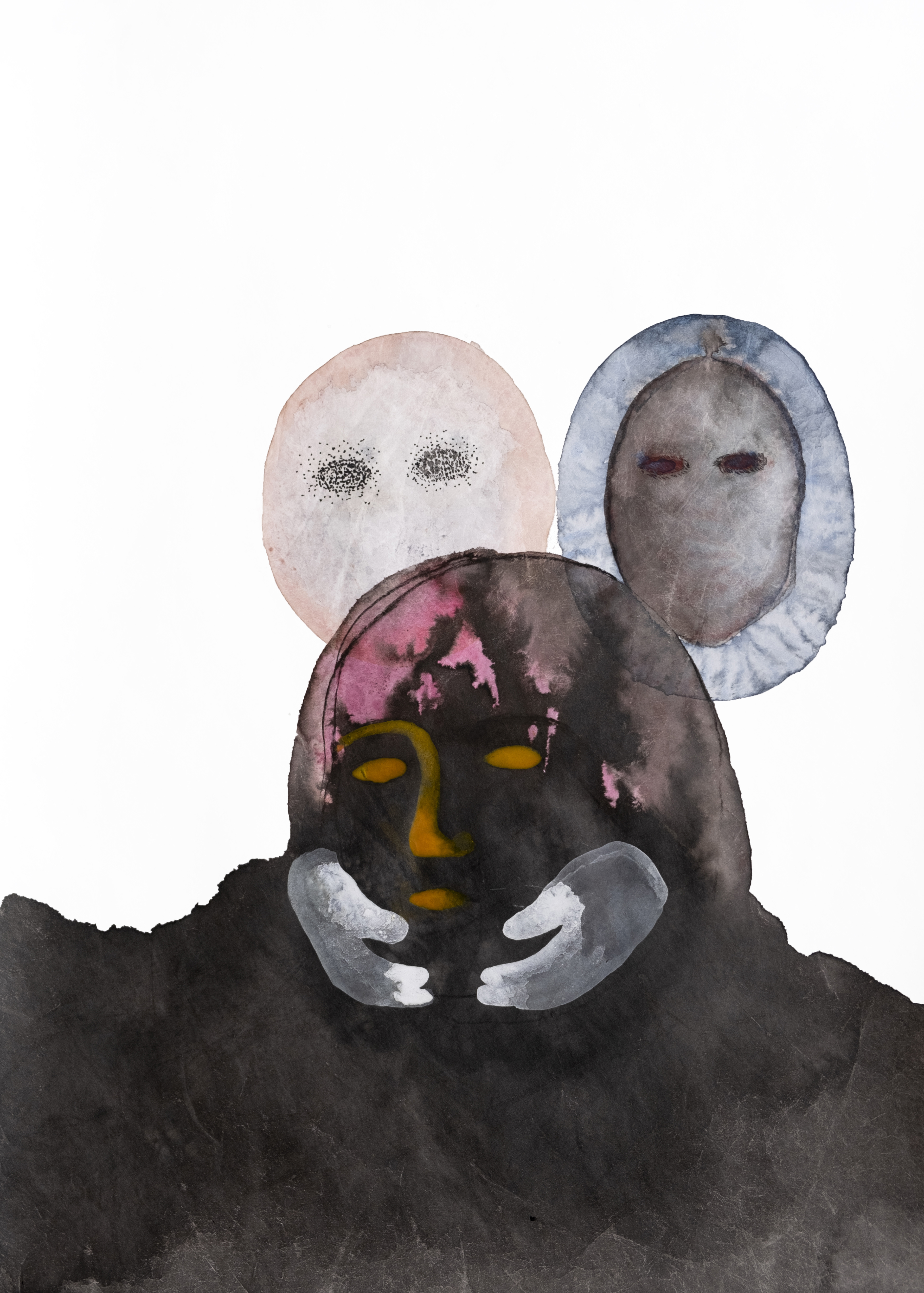 Protégée (2021) - Encre sur papier - 50 x 40 cm