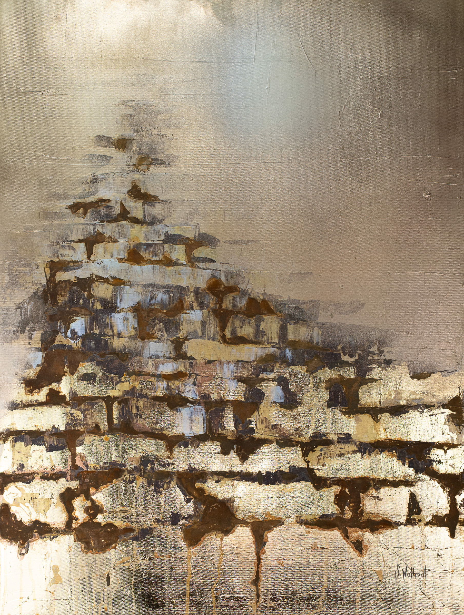Treppe 2, 80x60cm, 2025
