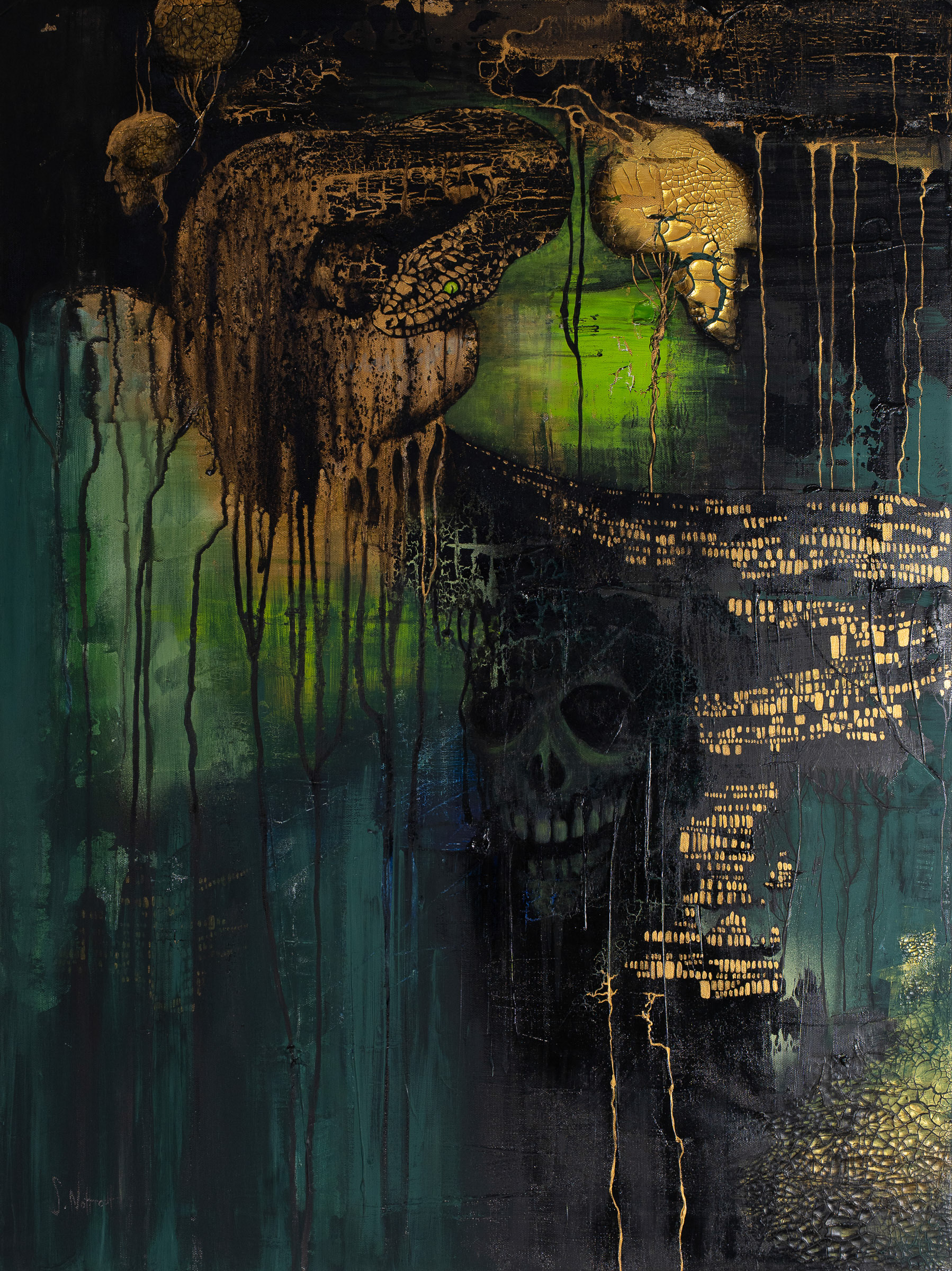 Ohne Titel, 80x60cm, 2025