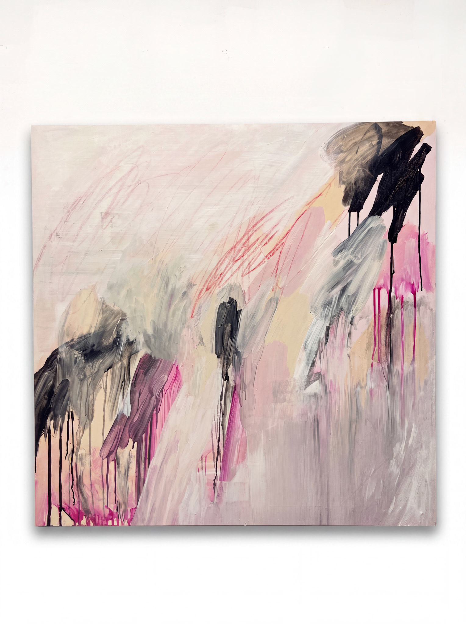 50 x 50 cm approx, acrylic on canvas