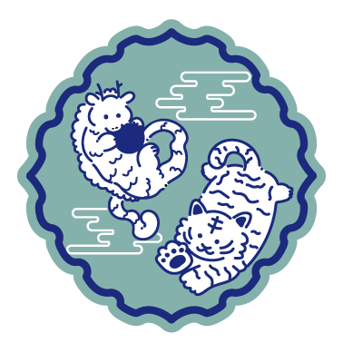 龍虎イラスト