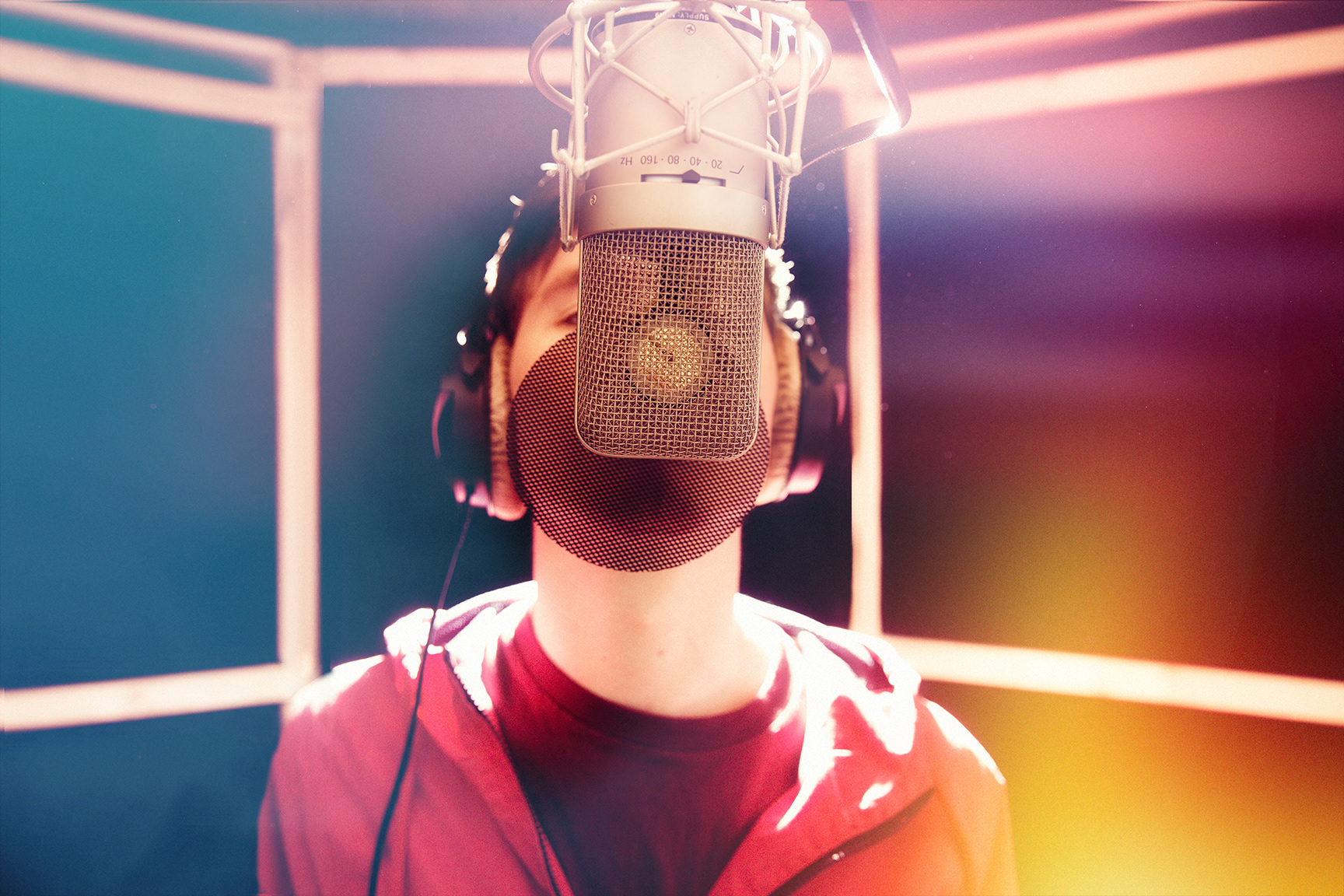 Schlagertonstudio Aufnahme Neumann micro