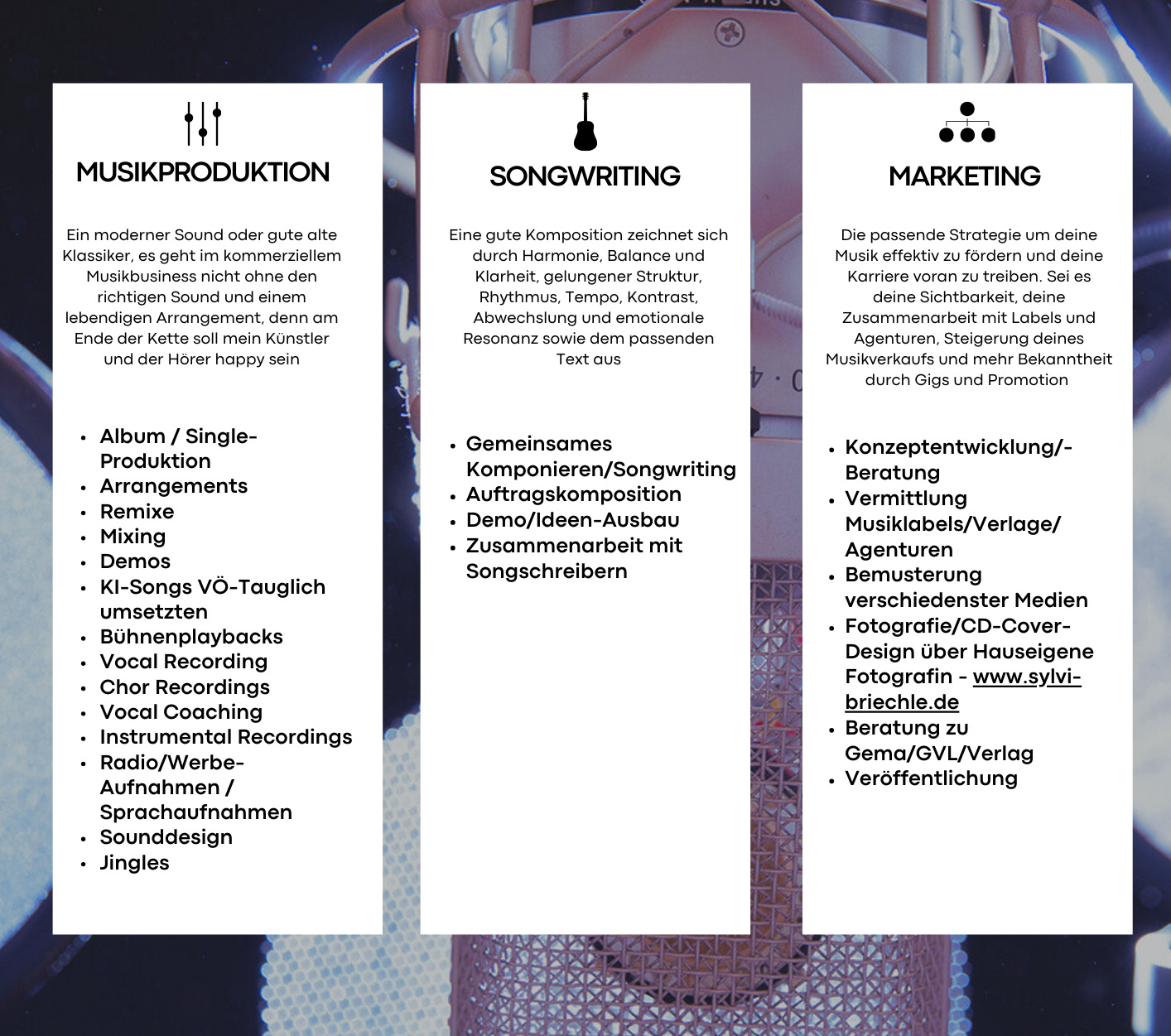 Schlager Tonstudio Musikproduktion, Songwriting, Marketing
