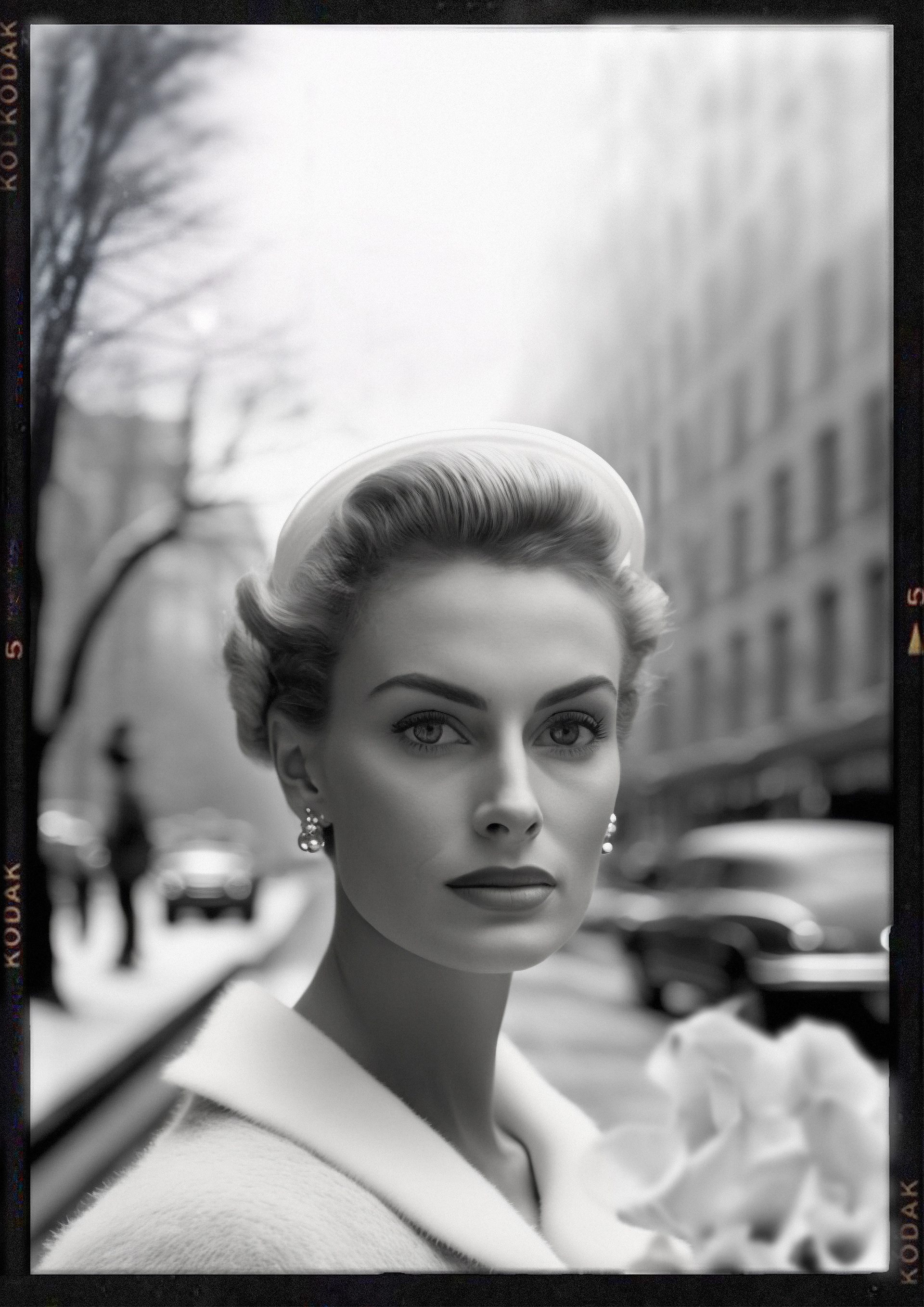 Megan, this stunning black-and-white portrait perfectly captures the essence of a bygone era of glamour and sophistication. Display it in your home and be transported to a time of fashion icons, luxurious locales, and a lifestyle of indulgence and refinement.