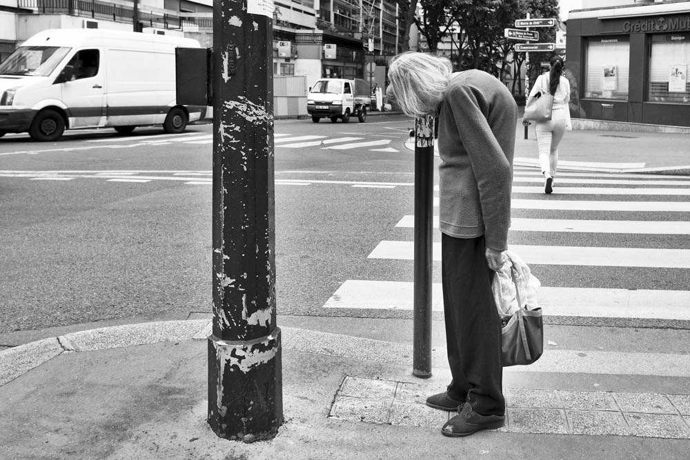 Le bec dans le béton