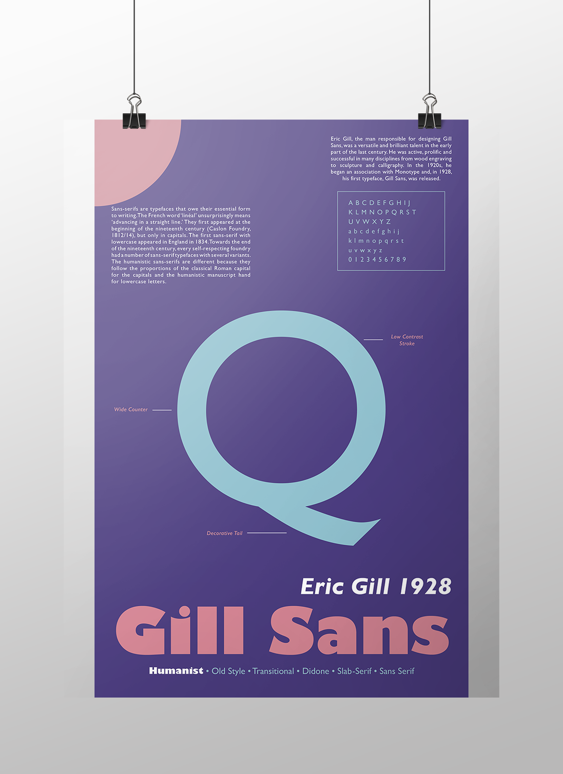 Humanist Poster - Sans Serif
