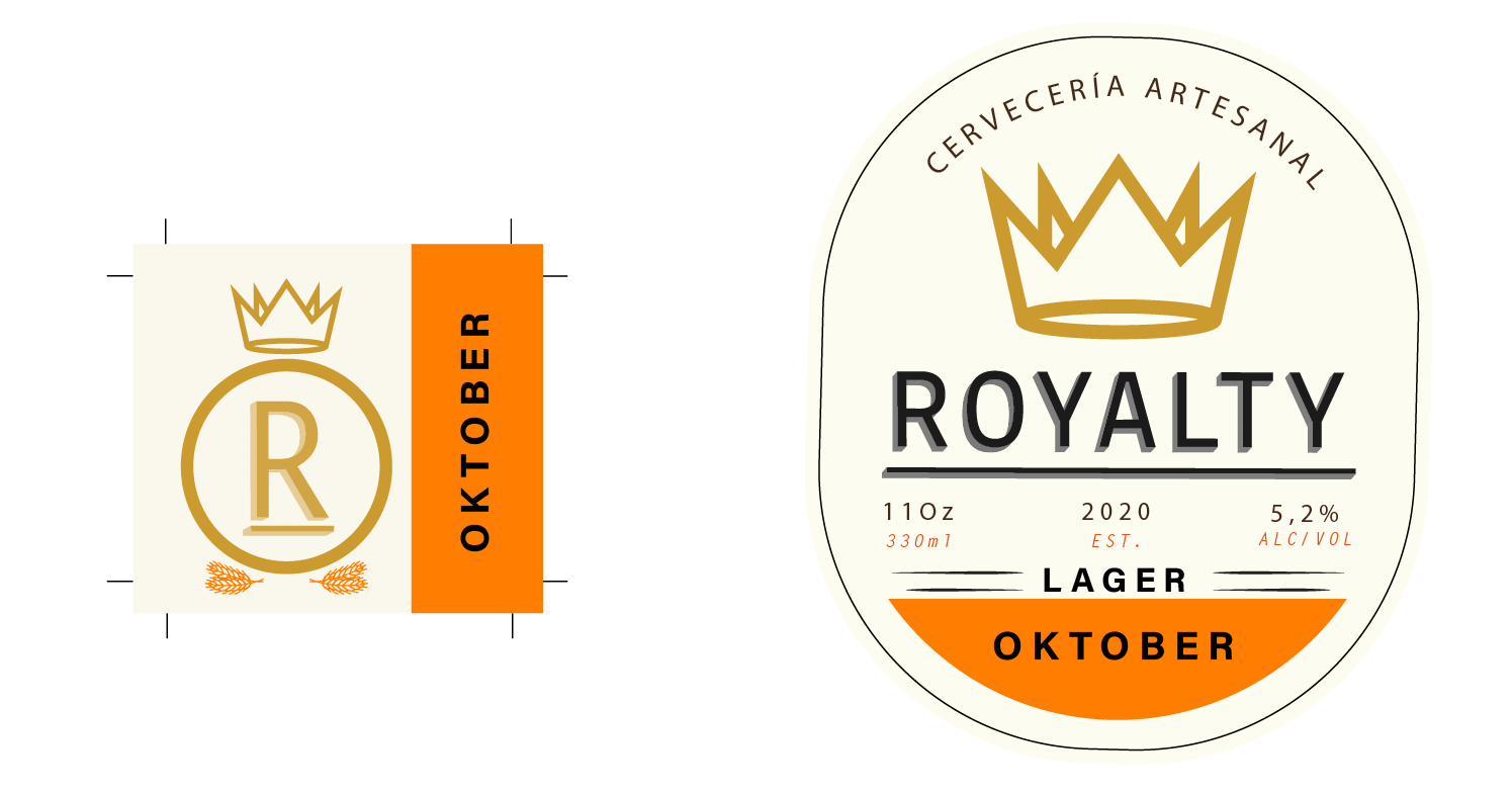 OKTOBER Label - Royalty Signature Beer
