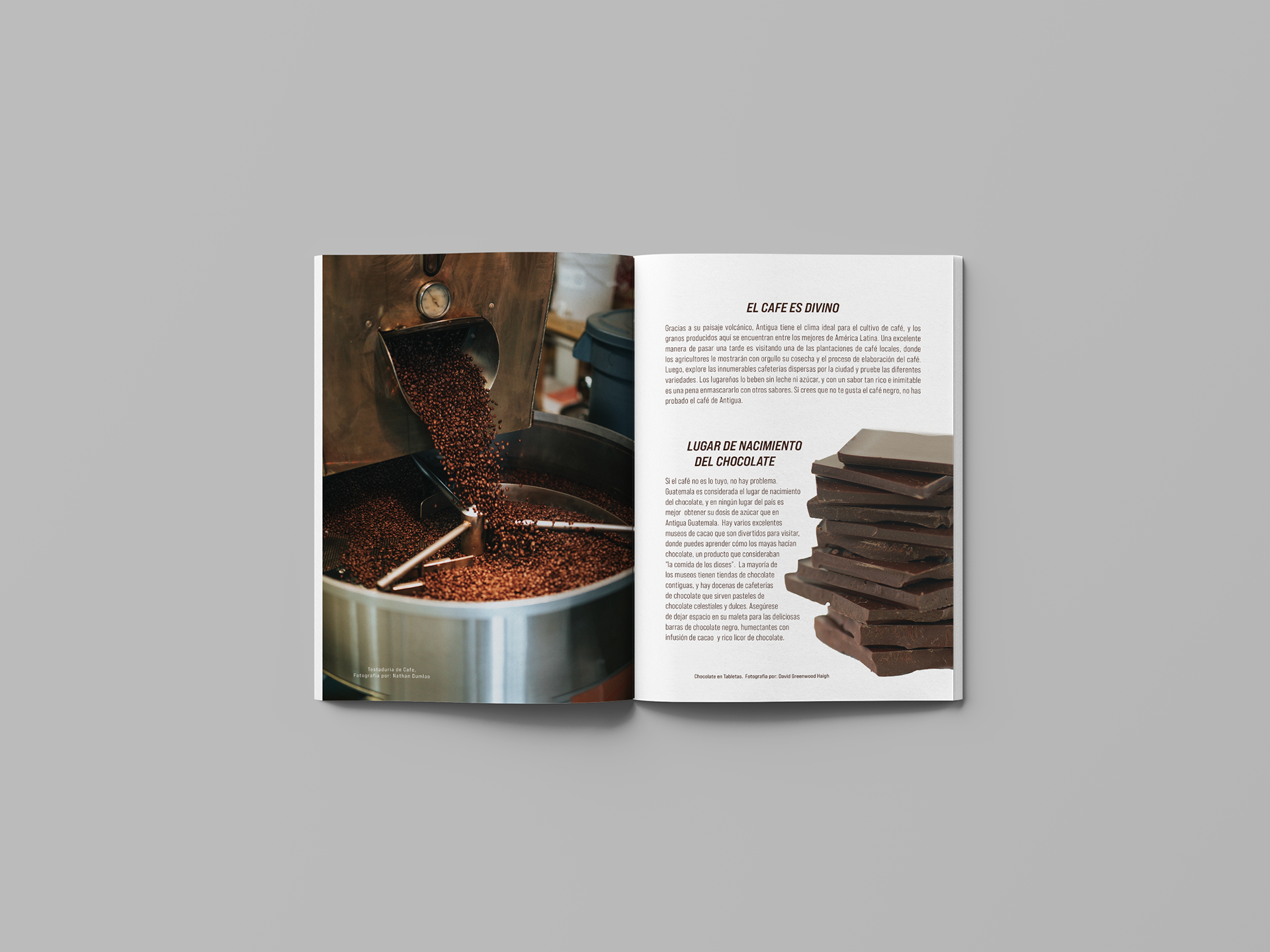 El Viajero Magazine - Coffee&Chocolate from heaven