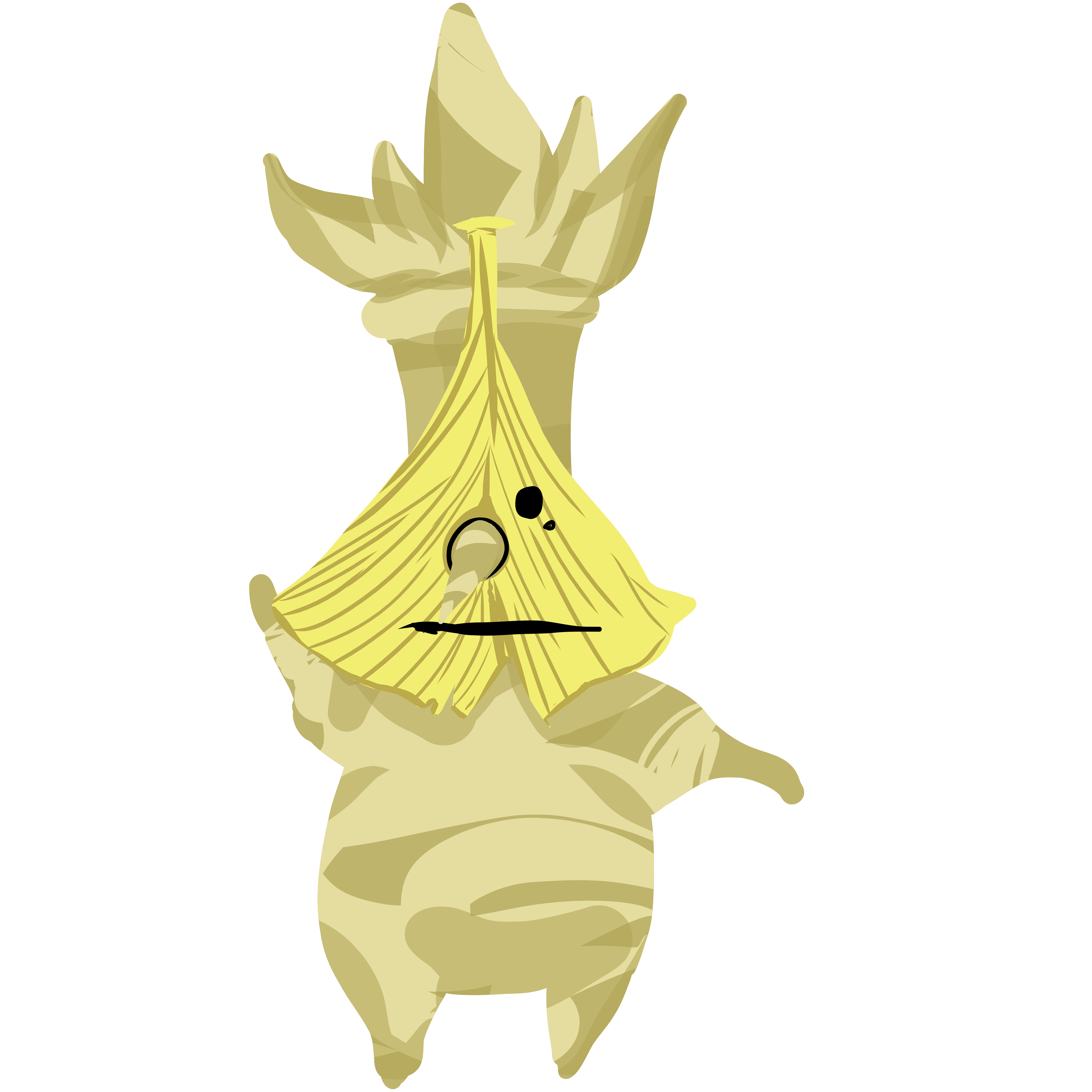 Vector Drawing of a Korok
