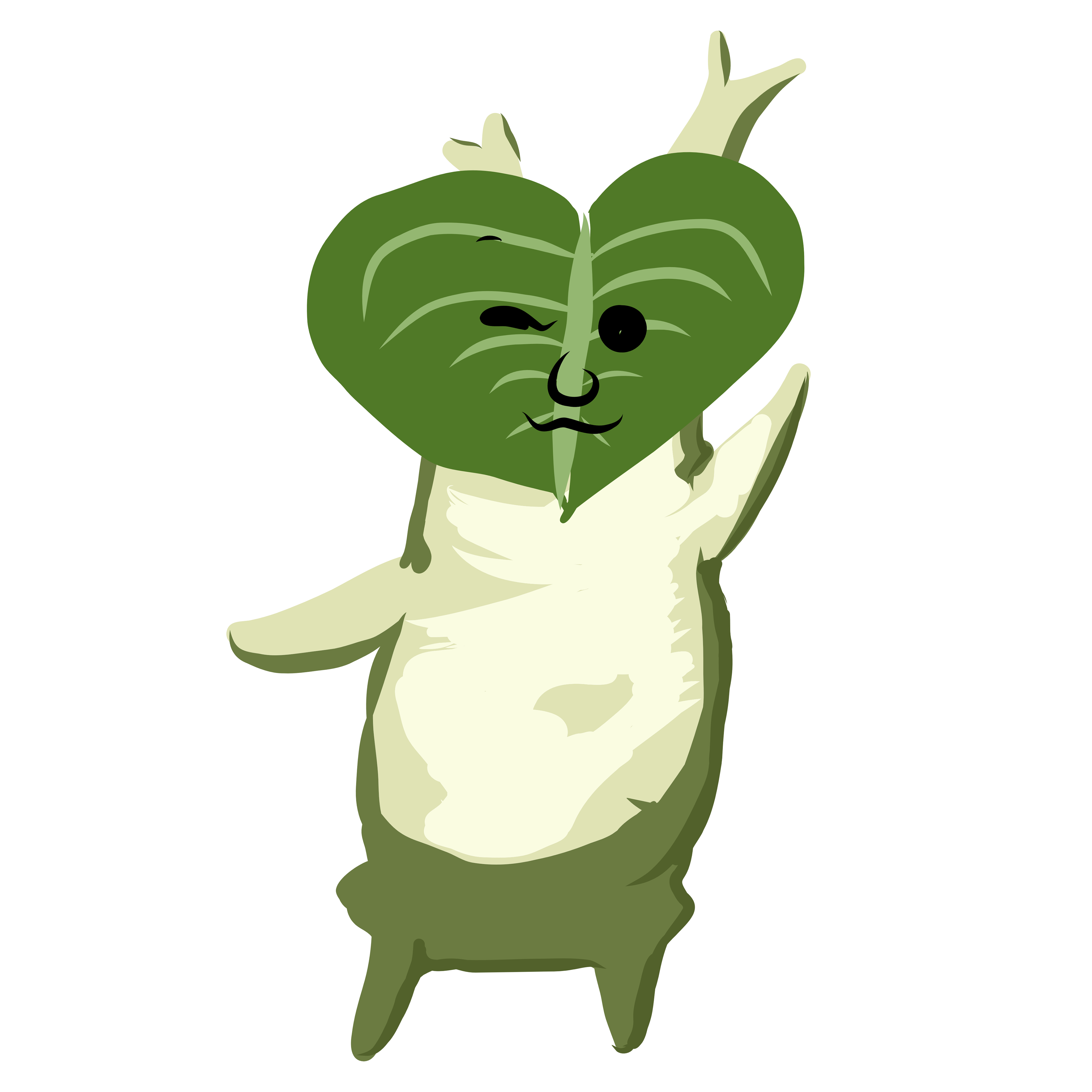 Vector Drawing of a Korok