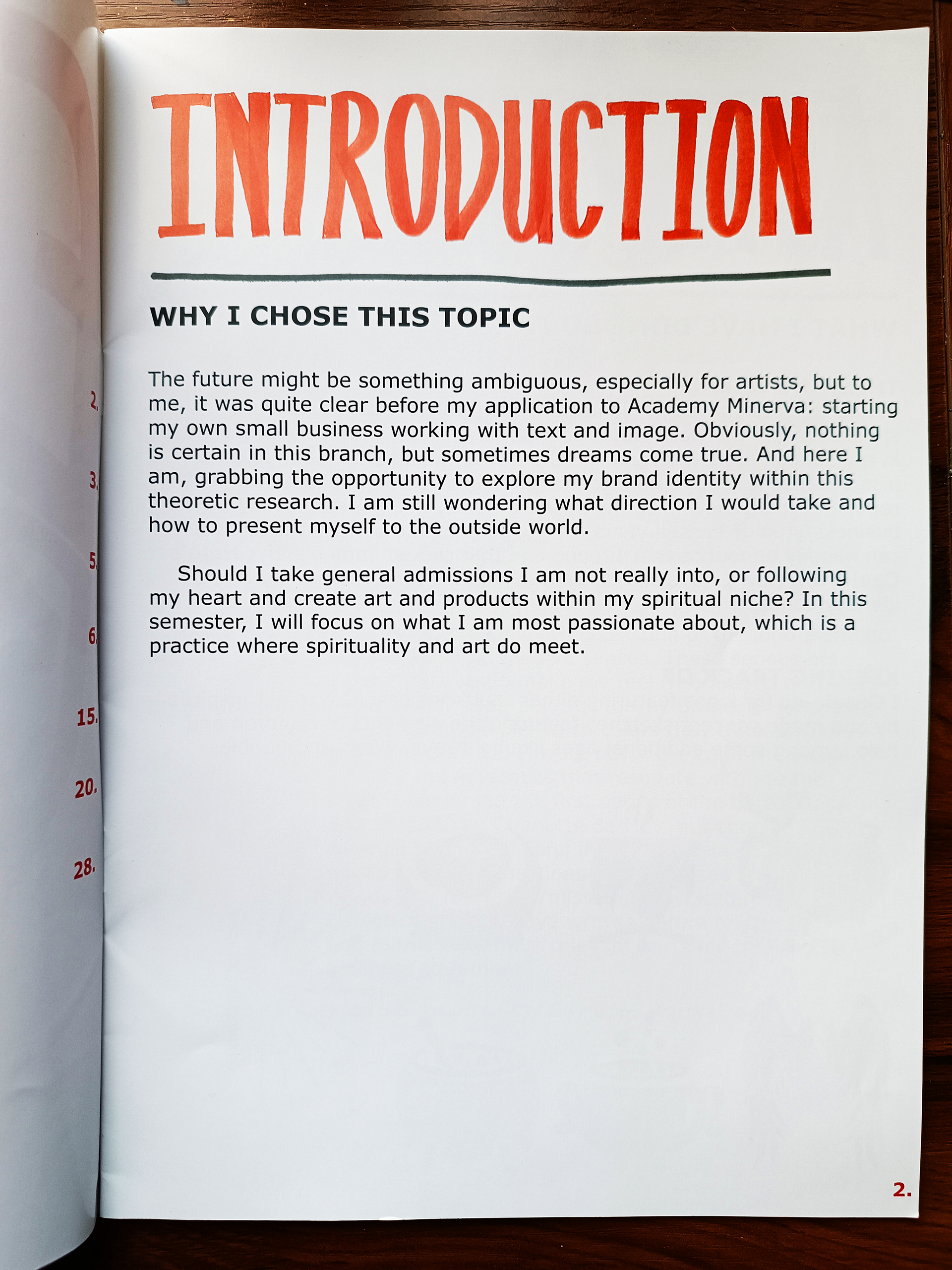 Introduction to the paper