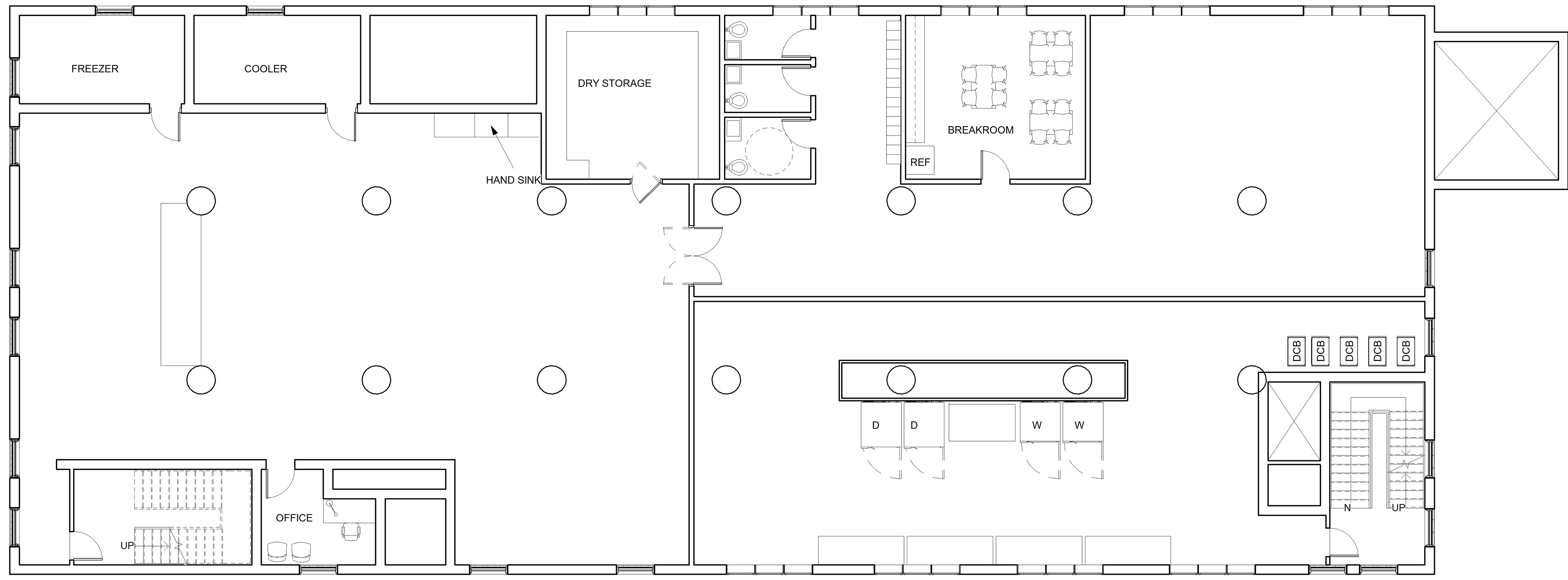 Back of House Floor Plan