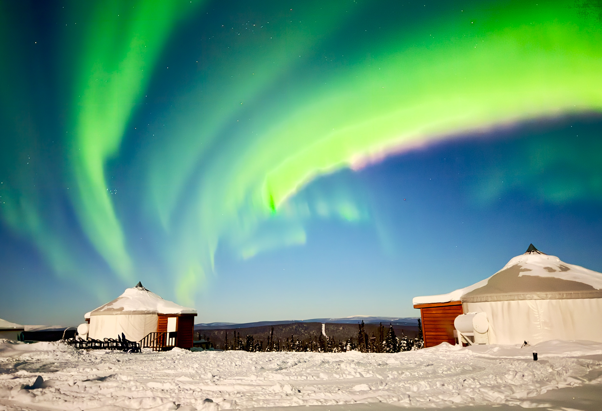 Fairbanks midnight Aurora