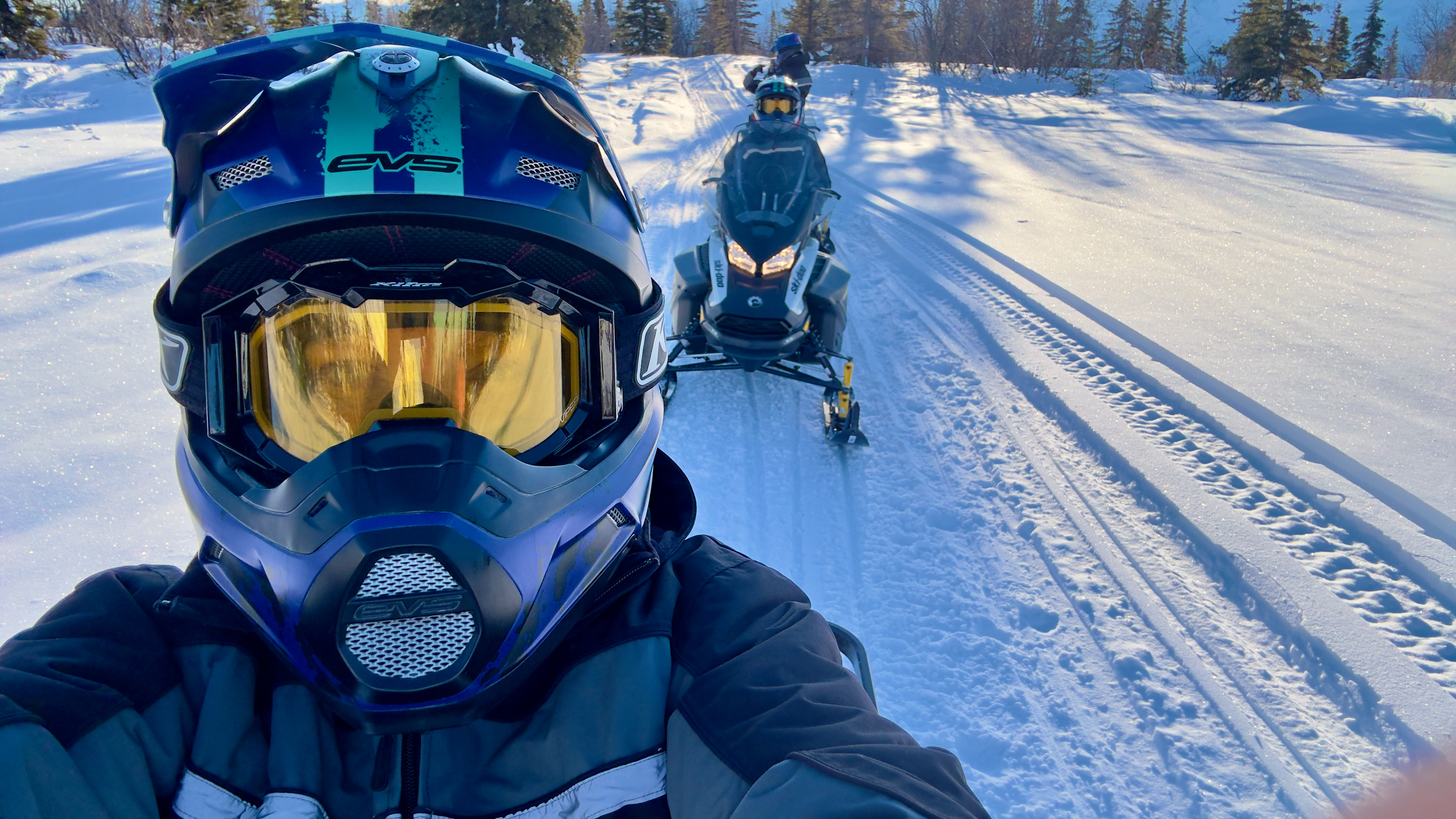 Snow Machining at Hatchers Pass
