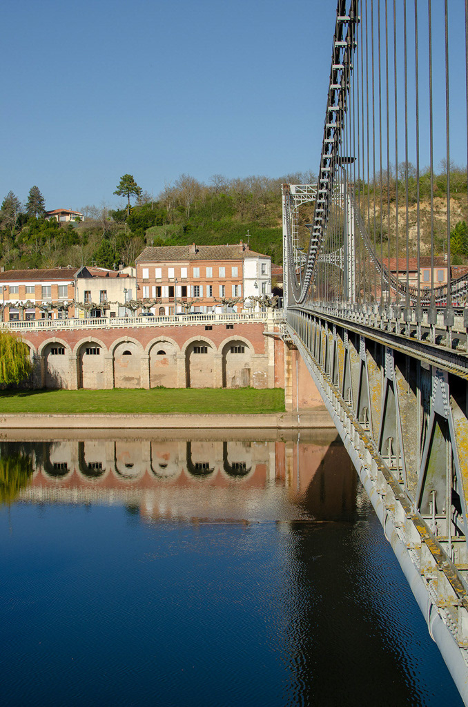 Le pont suspendu de Villemur-sur-Tarn