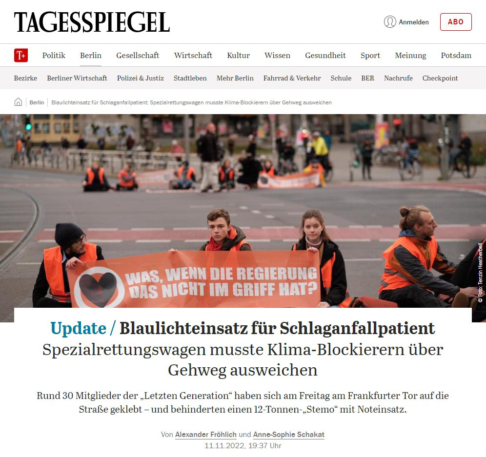 Tagesspiegel 11.11.2022