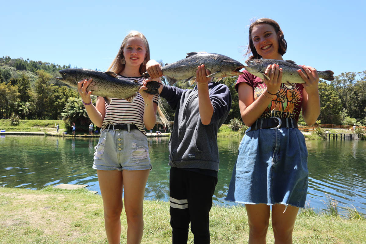Fishing for Salmon. Takaka, New Zealand, December 2019