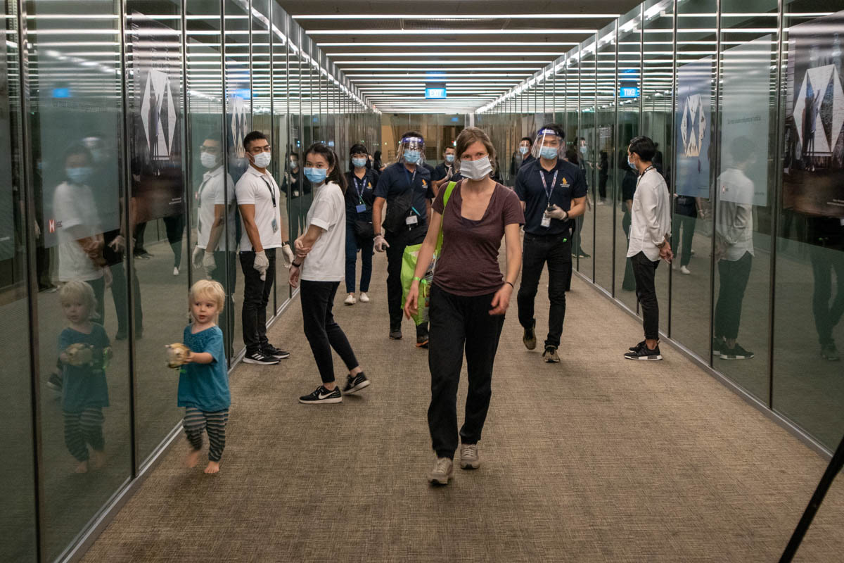 Transiting Singapore Airport amidst the Covid-19 pandemic, August 2020