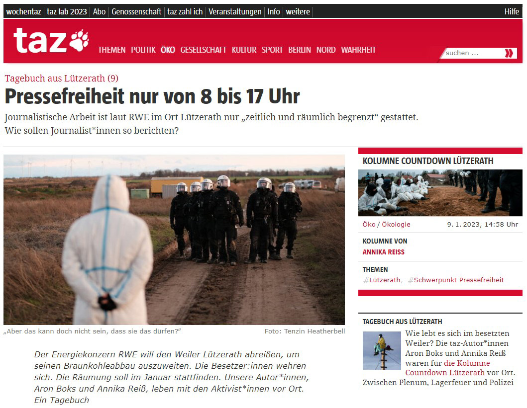 taz 9.01.2022