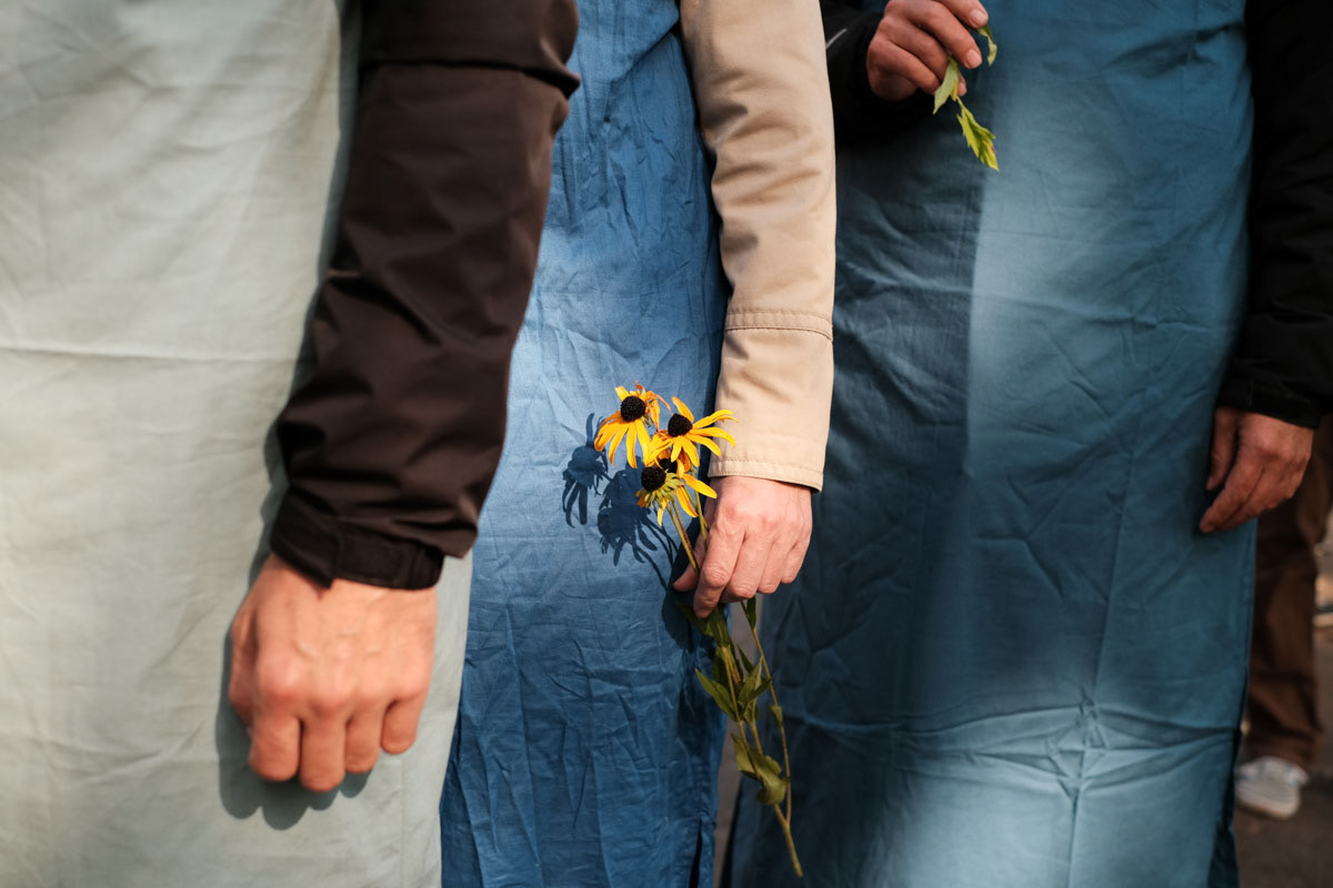 Climate activists from Extinction Rebellion. Berlin, October 2022
