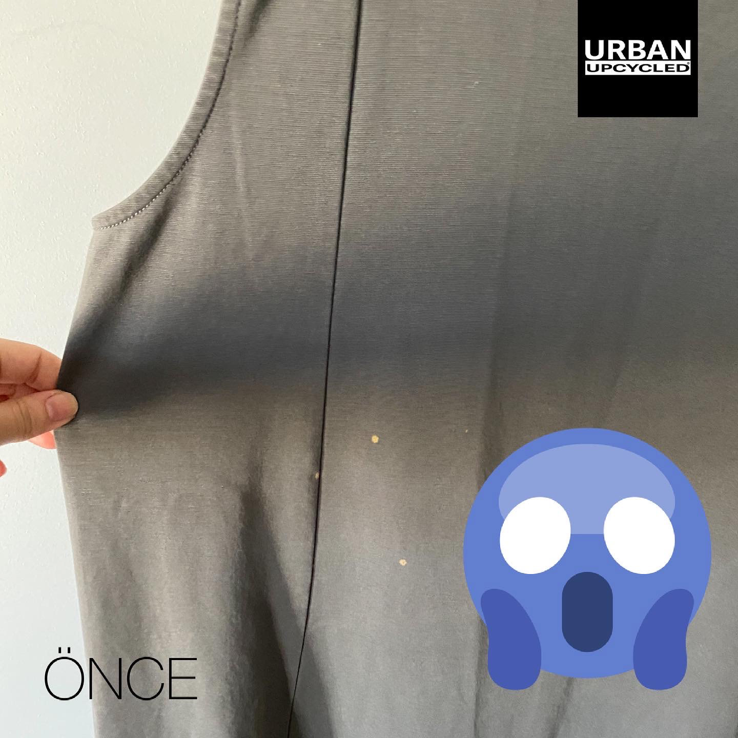 İleri Dönüşüm Hizmeti | Upcycle Hizmeti | Upcycling Service | Upcycle El Boyama Gri Tulum