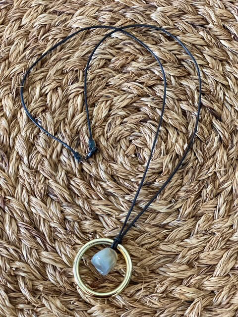 Urban Upcycled İyi Kalpli Sürdürülebilir Moda ve Sürdürülebilir Yaşam | Dumanlı Kuvars Kolye