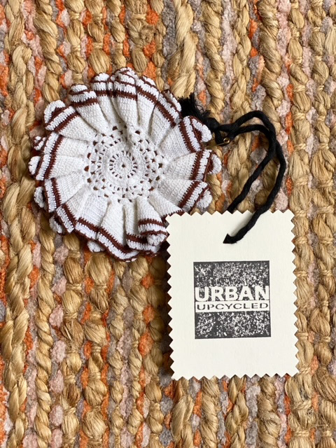 Urban Upcycled Kind Hearted Sustainable Fashion and Lifestyle | Vintage Cocktail Glass Doily Coaster Set