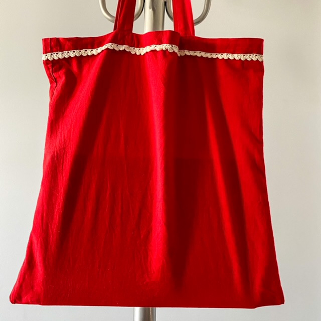 Urban Upcycled İyi Kalpli Sürdürülebilir Moda ve Sürdürülebilir Yaşam | Vintage Dantelli Bez Çanta