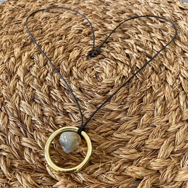 Urban Upcycled İyi Kalpli Sürdürülebilir Moda ve Sürdürülebilir Yaşam | Dumanlı Kuvars Kolye