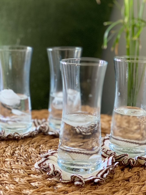 Urban Upcycled Sürdürülebilir Moda ve Sürdürülebilir Yaşam | Vintage Dantel Kadeh & Bardak Altlık Seti