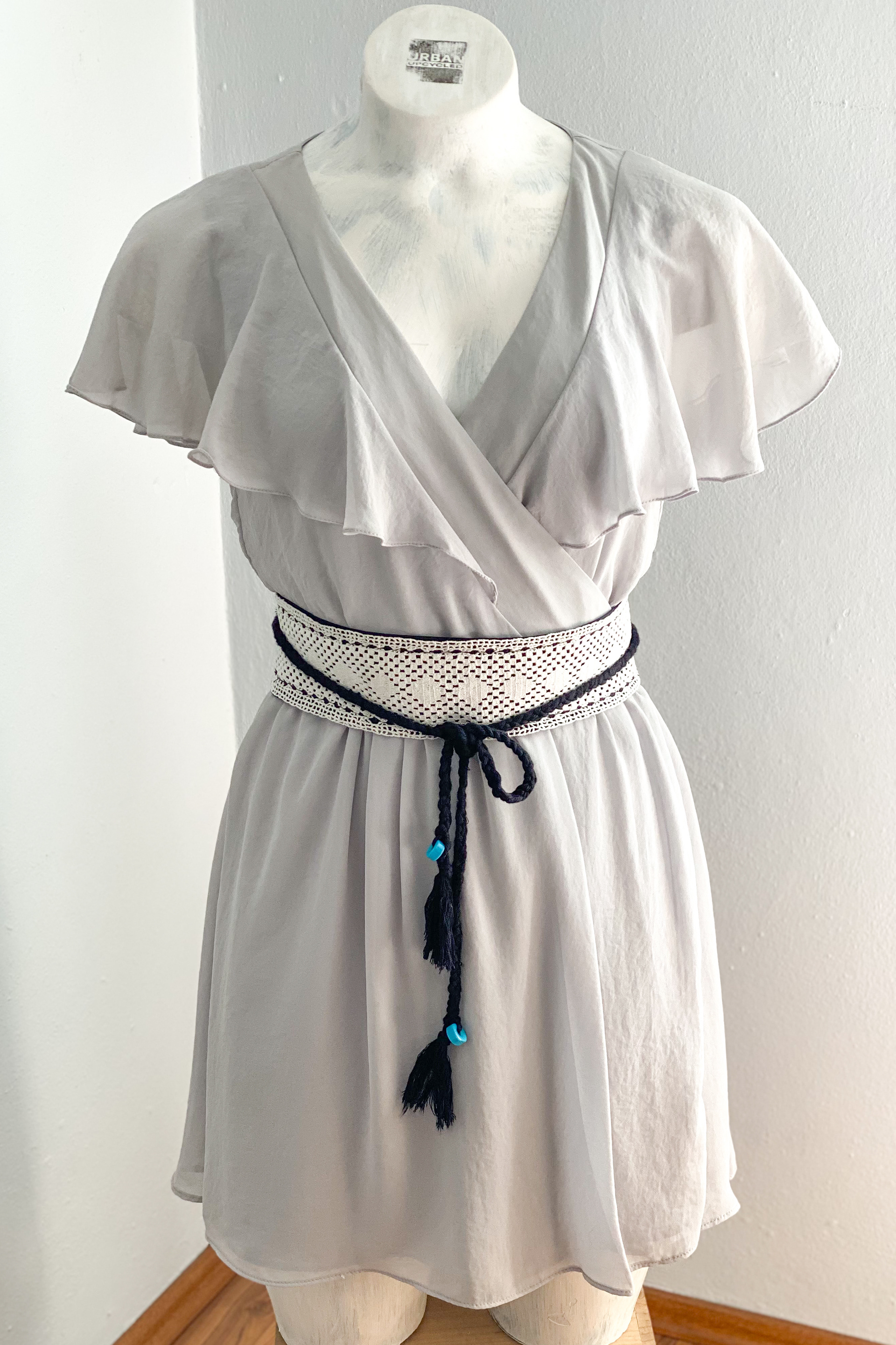 Urban Upcycled Kind Hearted Sustainable Fashion and Lifestyle |  Vintage Doily & Macrame Boho Belt