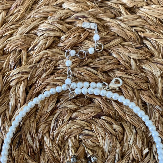 Urban Upcycled İyi Kalpli Sürdürülebilir Moda ve Sürdürülebilir Yaşam | Klasik Choker İnci Takı Seti