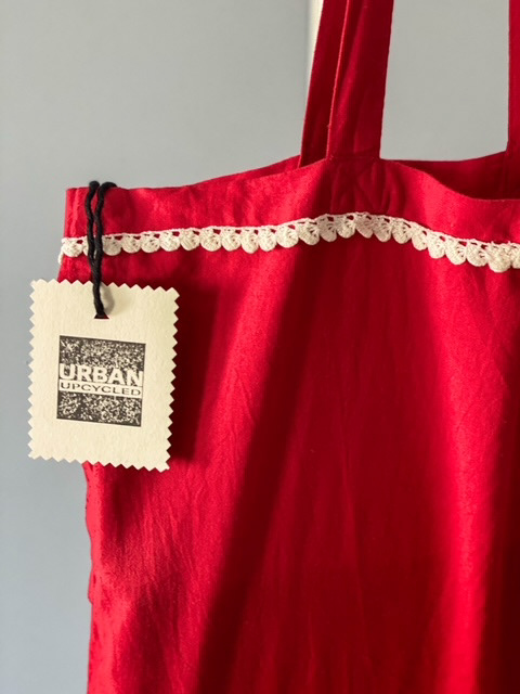 Urban Upcycled İyi Kalpli Sürdürülebilir Moda ve Sürdürülebilir Yaşam | Vintage Dantelli Bez Çanta