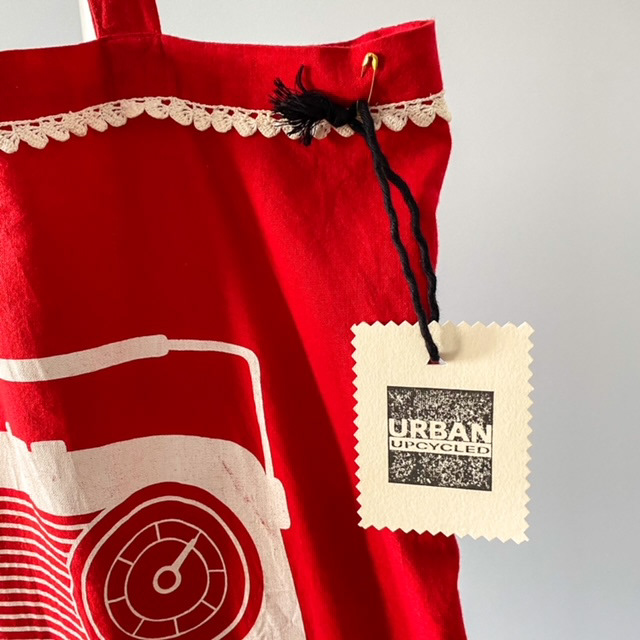 Urban Upcycled İyi Kalpli Sürdürülebilir Moda ve Sürdürülebilir Yaşam | Vintage Dantelli Bez Çanta